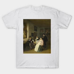 The De Goyer Family and the Painter by Adriaen van Ostade T-Shirt